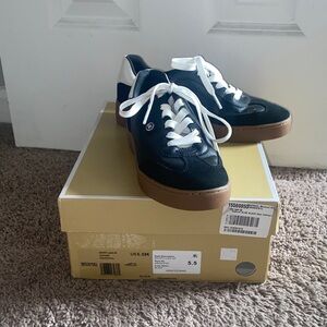 Michael Kors Women Black and White Sneakers